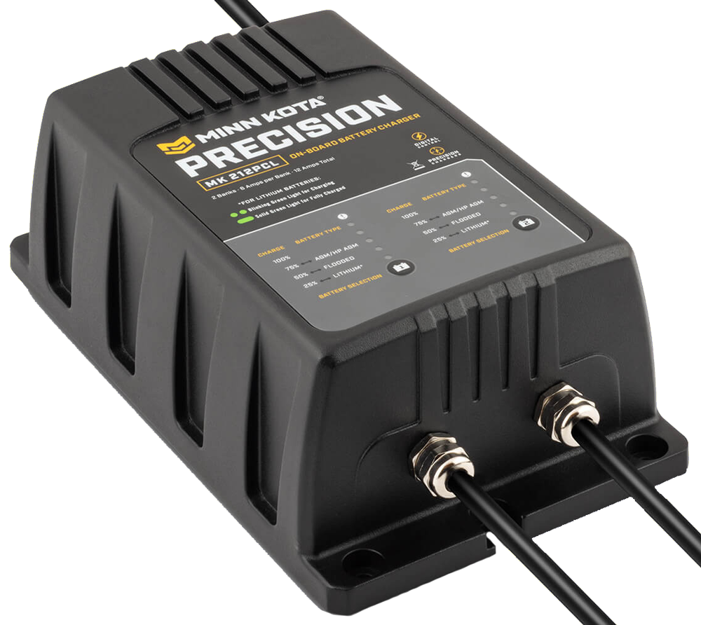 Minn Kota MK 212 PCL On Board Precision Charger 2x6 1832121 Minn Kota MK 212 PCL On Board Precision Charger 2x6 1832121