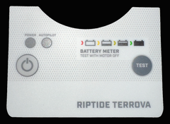 Minn Kota Riptide Terrova Battery Meter/Power Status Decal SW 2325637