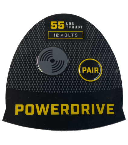 Minn Kota PowerDrive iPilot BT Pair Push Button Decal 55# FW 2395552