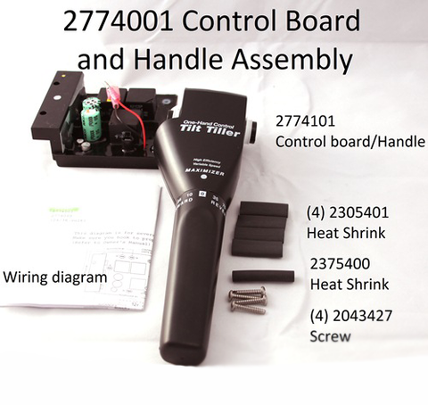 Minn Kota 24/36 Volt Control Board/Handle Assembly 2774001