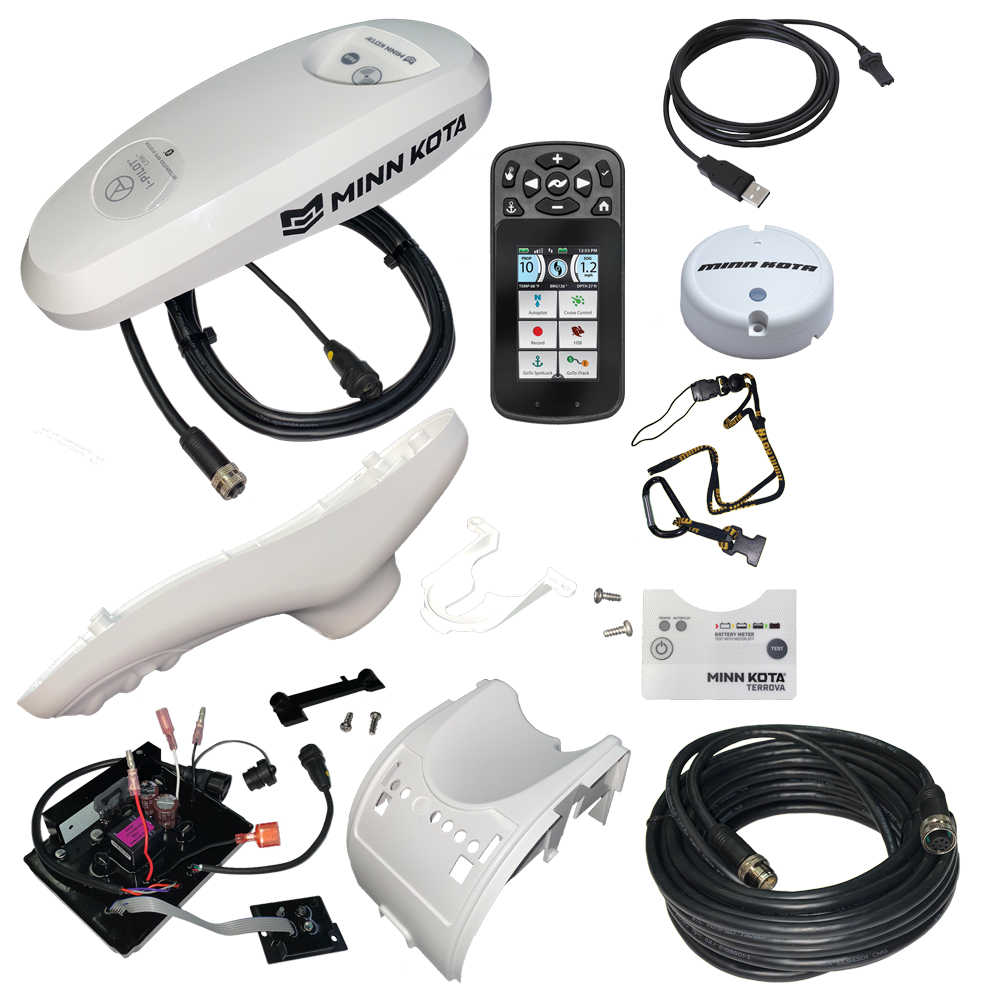 minn kota terrova 80 compatible fish finders Minn Kota Riptide Terrova to BT iPilot Link Upgrade Kit SW 2774152-12V