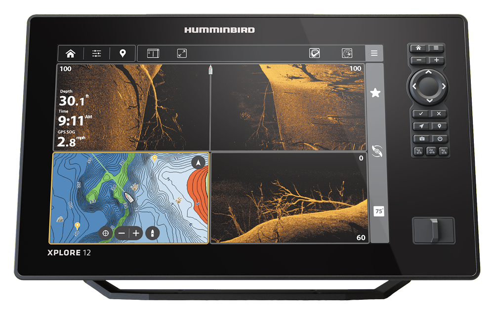 Humminbird XPLORE 12 CHO Fish Finder 412020-1CHO | Northland Marine Humminbird XPLORE 12 CHO Fish Finder 412020-1CHO | Northland Marine