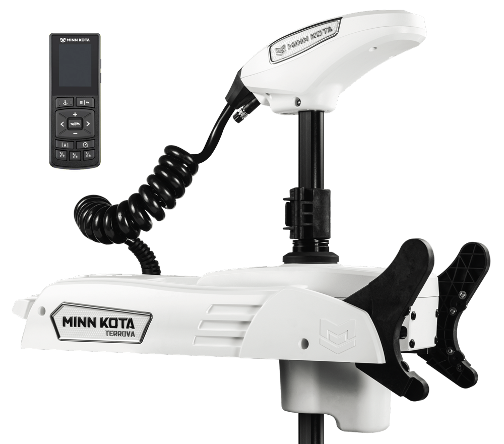 minn kota terrova compatible fish finders Minn Kota 87" Riptide Terrova QUEST 90/115 White Trolling Motor