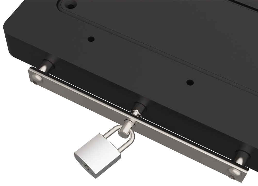 Minn Kota MKA 51 Aluminum Quick Release Bracket For Bow Mount Electric Steer Motors Black
