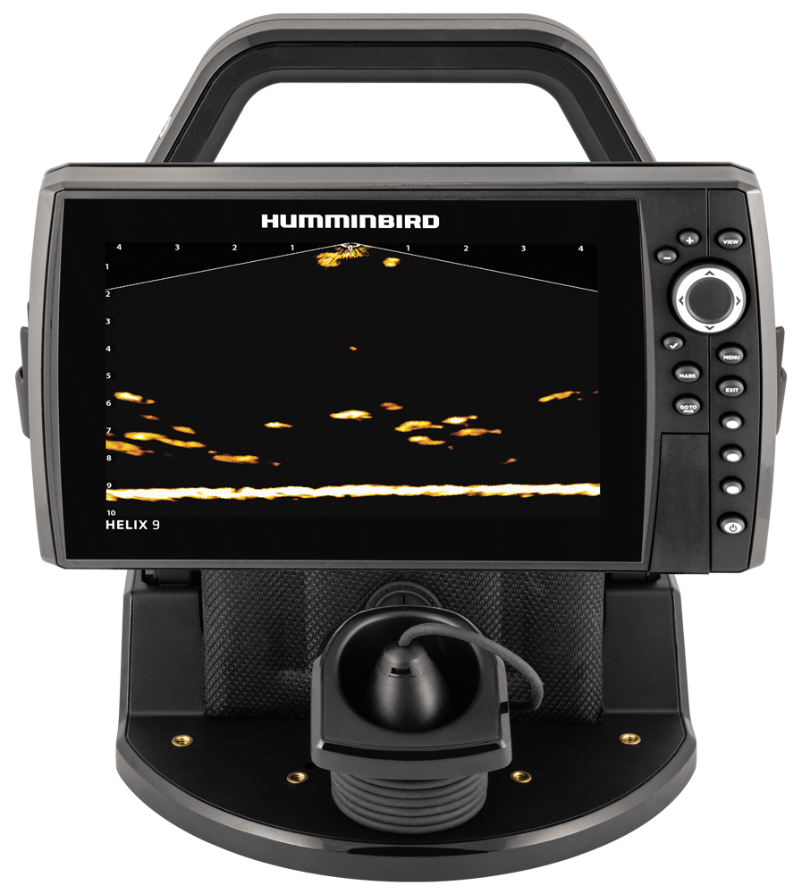 Humminbird Ice Helix 9 MSI+ GPS G4N Mega Live Bundle 411870-1