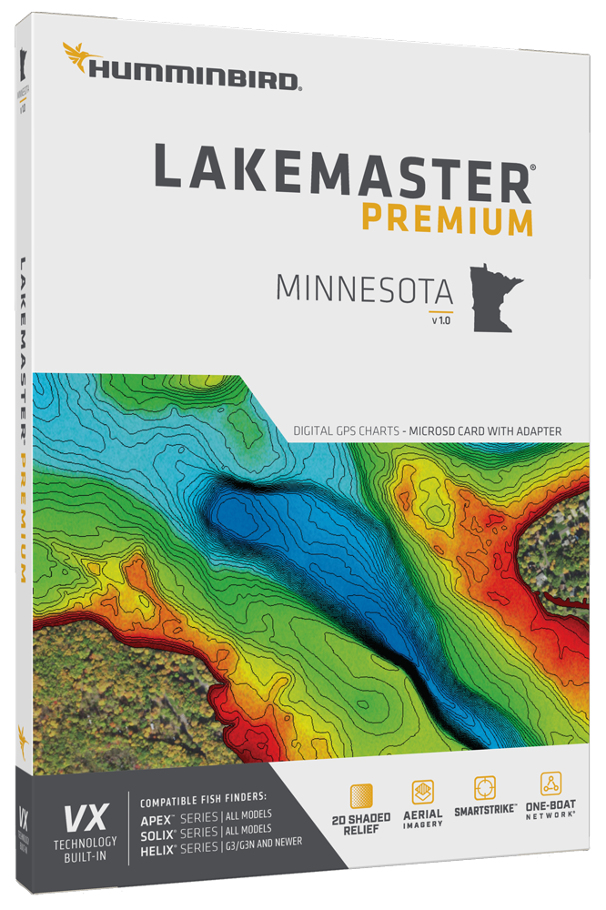 Humminbird 602006-1 LakeMaster VX Premium - Minnesota