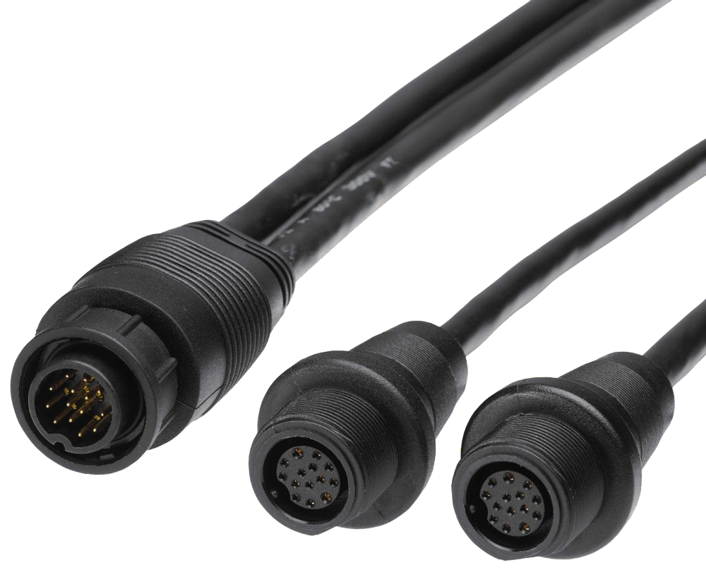 mi BK Humminbird 14 M360 2DDI 360 Y Splitter Cable 720108-1